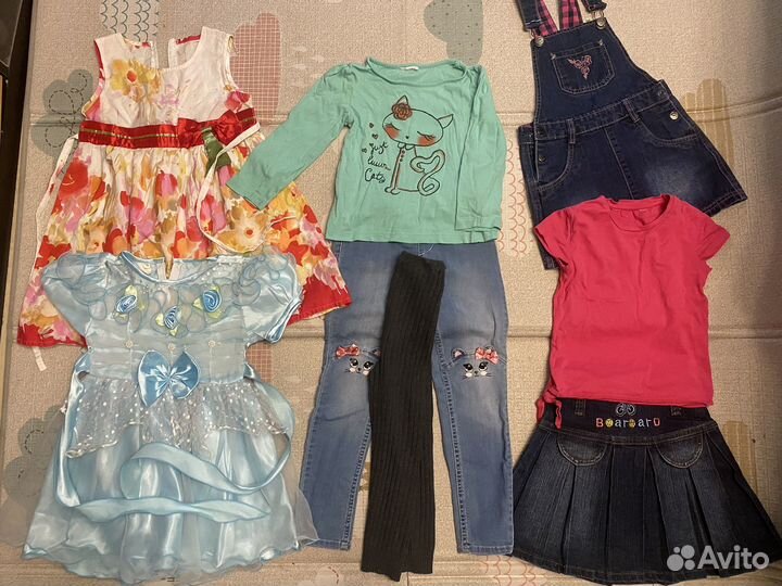 Вещи пакетом на девочку 3-4 года