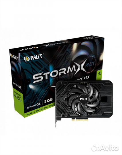 Видеокарта Palit RTX 4060 stormx 8GB
