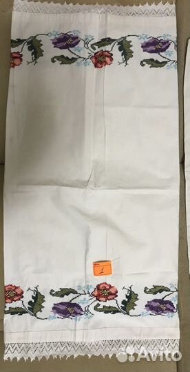 Текстиль Лён Старина Наволочки Кружево