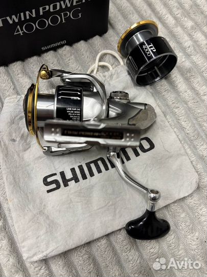 Катушка shimano 15 twin power 4000 pg