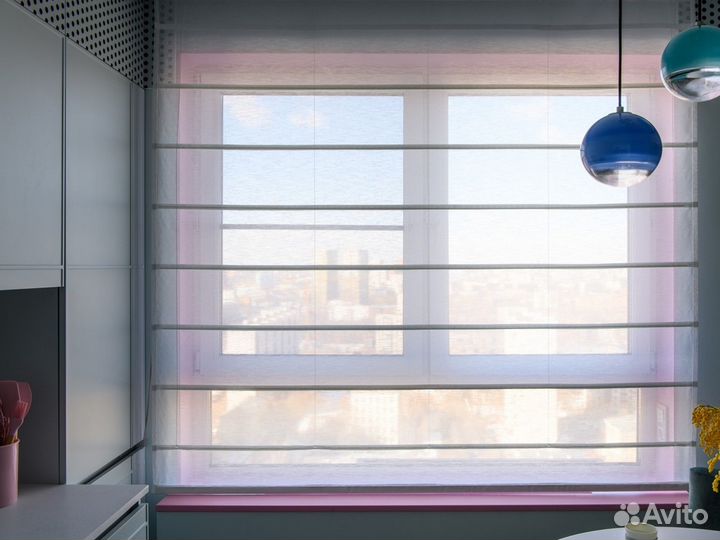 Римские шторы Красные RAL9085