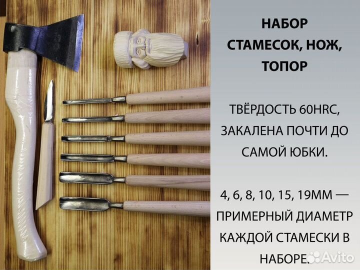 Инструменты для резьбы/стамески по дереву