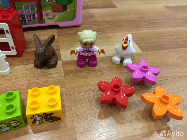 Lego duplo курочка и кролик