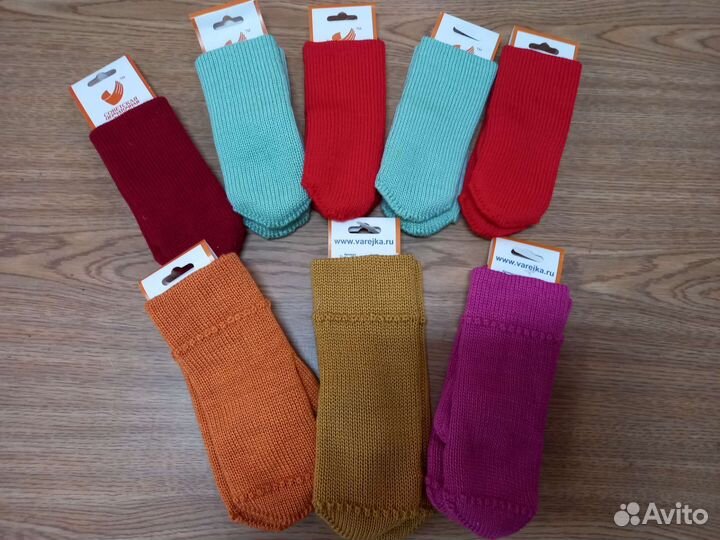 Варежки детские, р.10,12,14