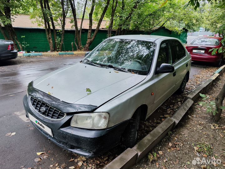 Hyundai Accent 1.3 МТ, 2000, 284 950 км