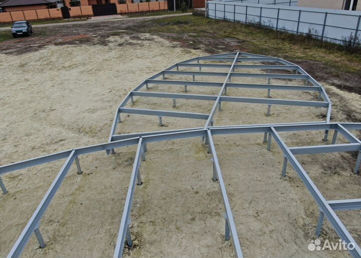 Винтовые сваи с монтажом