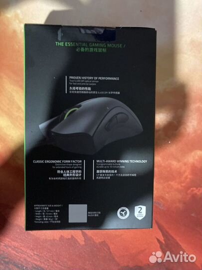 Игровая мышь razer deathadder