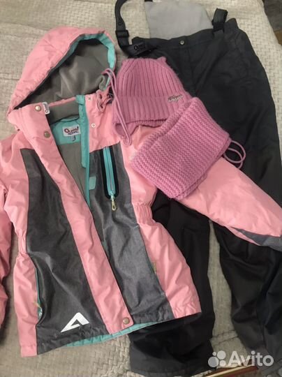 Зимний комбинезон для девочки 134 140