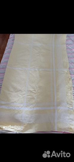 Скатерти и полотенца советские льняные