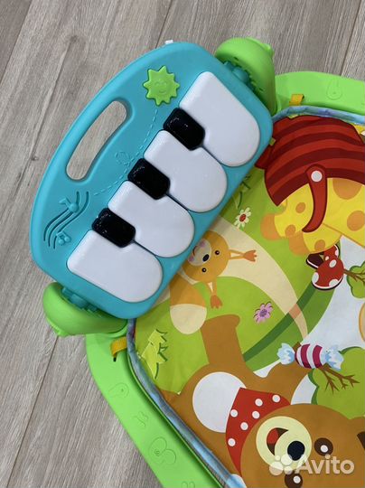 Развивающий детский коврик музыкальный