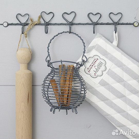 Проволочная корзина мини Krasilnikoff (Дания)