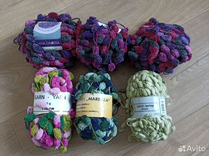 Пряжа нитки для вязания/ разные