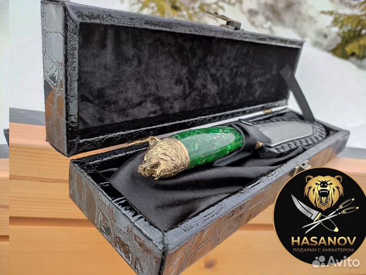 Нож из дамасской стали