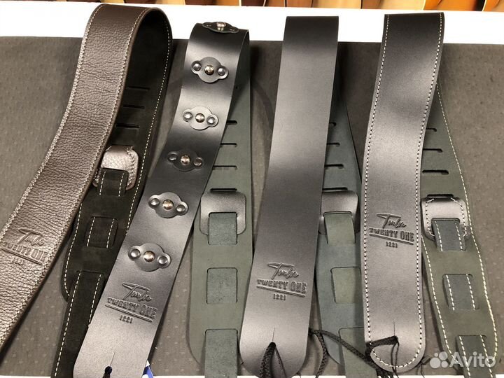 Ремень для гитары, кожа (на выбор)