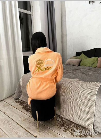 Халат с вышивкой