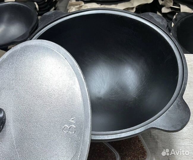 Казан чугунный 8 литров