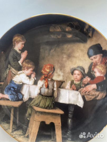 Настенная тарелка. Триптих. Германия