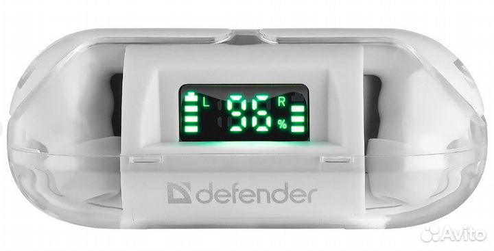 Bluetooth наушники Defender Twins 916 white