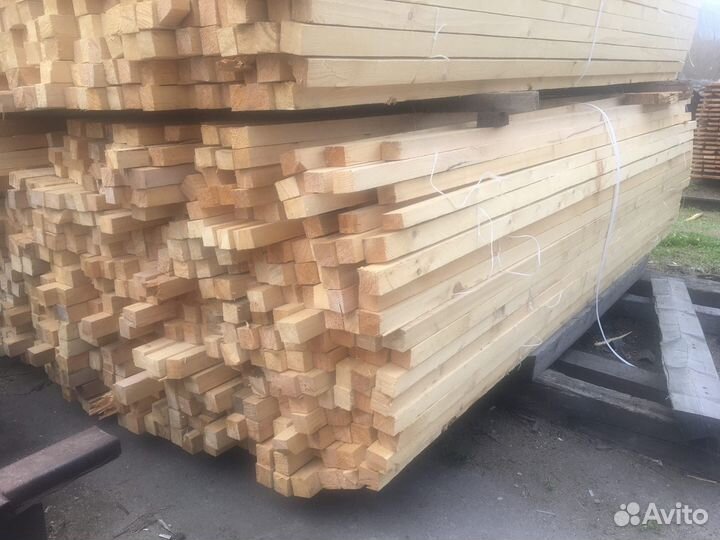 Брусок обрезной естественной влажности хвоя 1 сорт