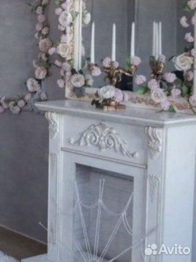 Портал для камина из дерева