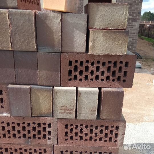 Кирпич облицовочный остатки