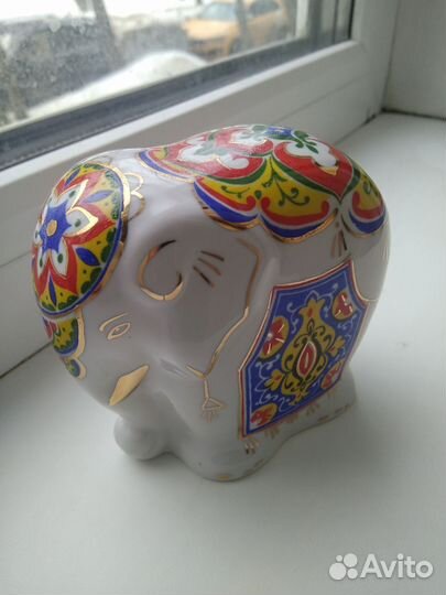 Винтаж посуда, керамика, статуэтка слона