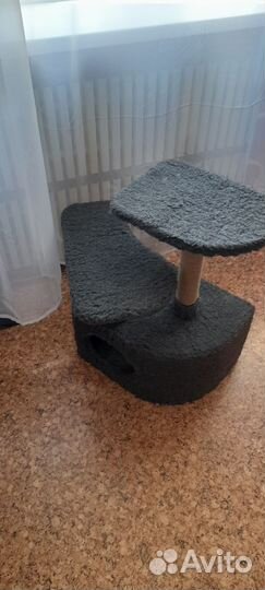 Когтеточка домик для кошки бу