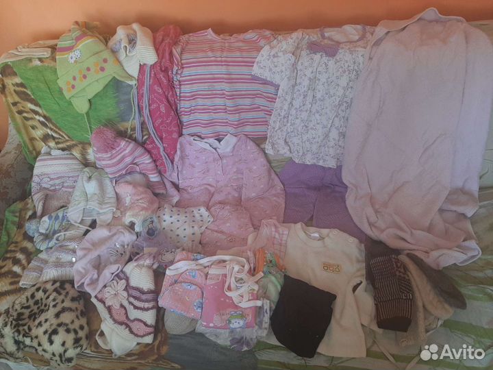 Отдам вещи на девочку от 3мес до 3 лет