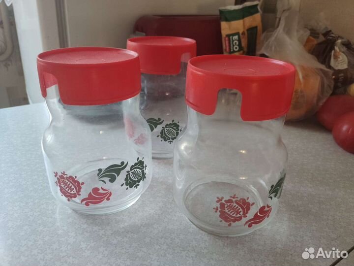 Банки для сыпучих продуктов 7 шт СССР