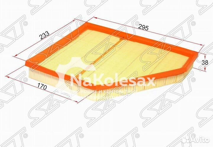 Фильтр воздушный BMW X5 4.8i 06-10 (левая сторона)
