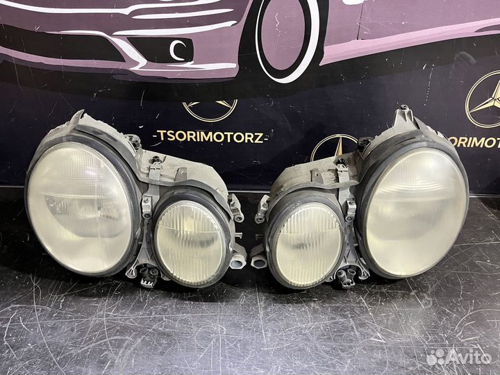Фары Мерседес w210 ксенон левый руль