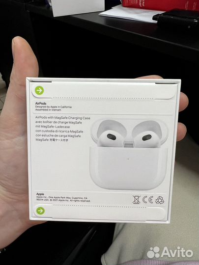 Беспроводные наушники apple airpods 3 оригинал