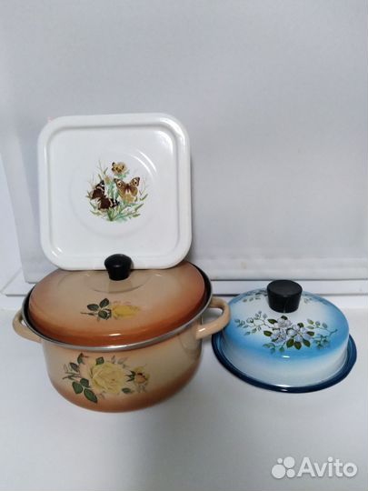 Эмалированная посуда СССР