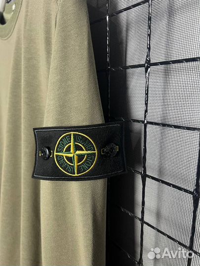Свитшоты Stone island (черный, хаки, белый)