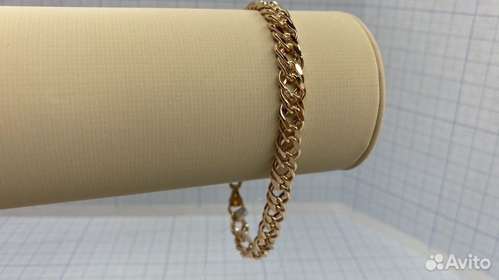 Мужской золотой браслет 22