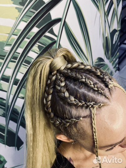 Прическа афрохвост афронаращивание афрокудри