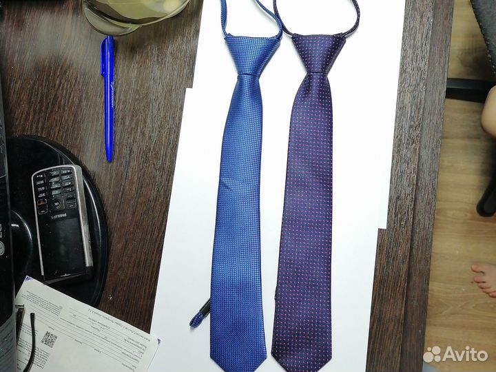 Галстуки школьные, 2 шт