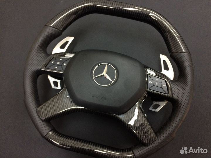 Карбоновый руль Mercedes мl 166