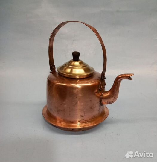 Чайник Финский медный винтаж