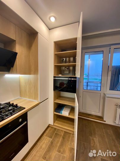 Прямая кухня на заказ. Фабрика в Челябинске