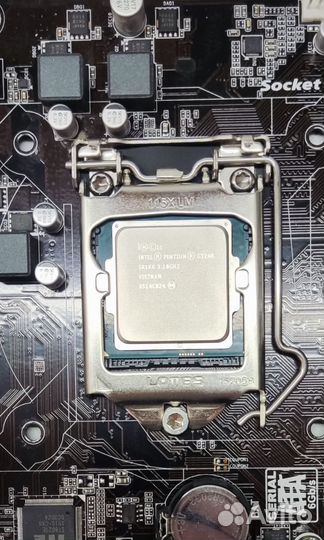 Материнская плата gigabyte GA-H81M-S1 в сборе