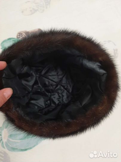 Шапка норковая женская