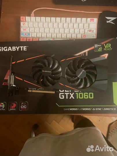 Видеокарта gtx 1060 6gb gigabyte