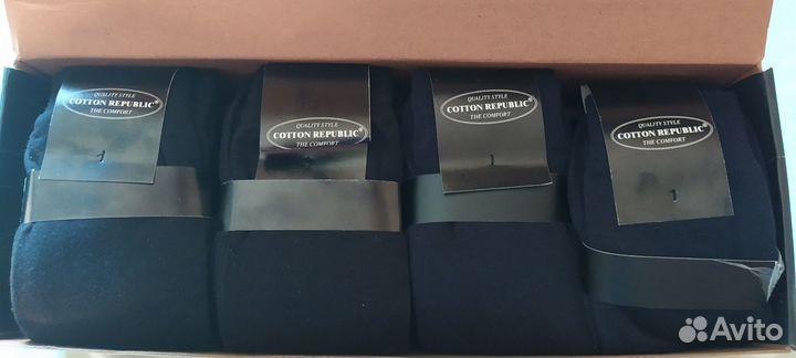 Носки мужские черные