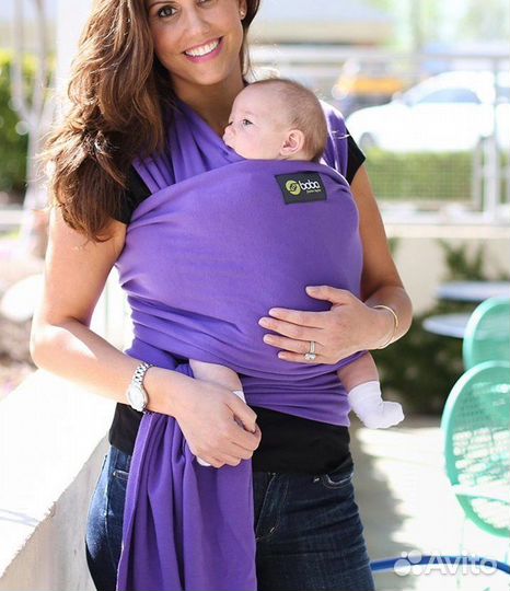 Слинг шарф boba wrap трикотажный