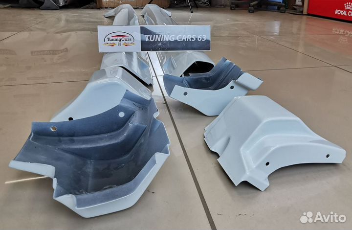 Накладки на пороги Лада Веста цвет 221 Ледниковый