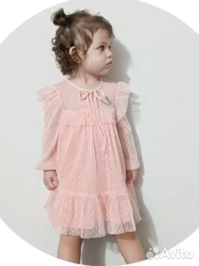 Платье для девочки в горох