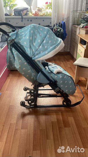 Коляска санки