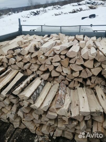 Дрова колотые береза