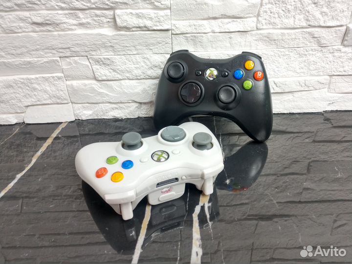 Геймпад Xbox 360 беспроводной с ресивером, Новый